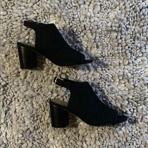 Nine West Black Suede Sandals